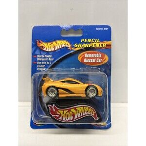 Hot Wheels PENCIL SHARPENER Removable Diecast Car Brand New Super Rare
